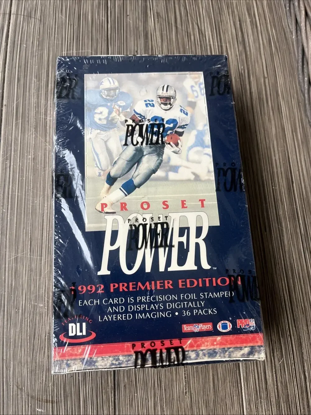 1992 PRO SET POWER FOOTBALL PREMIERE EDITION FACTORY SEALED BOX